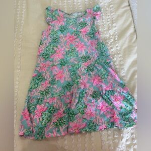 Lilly Pulitzer Multicolor Floral Dress Large 8/10